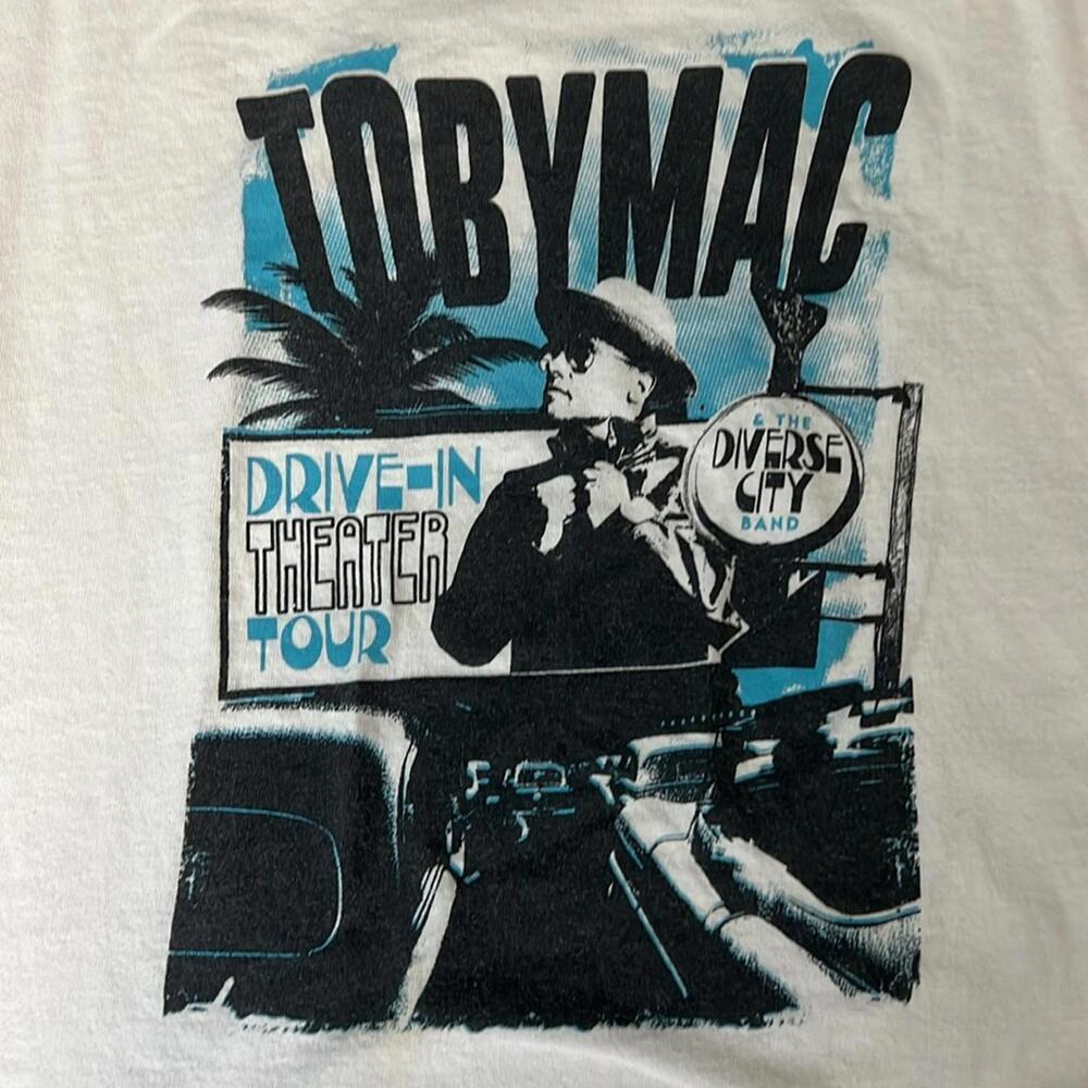 TobyMac Graphic TShirt White Size 2XL
